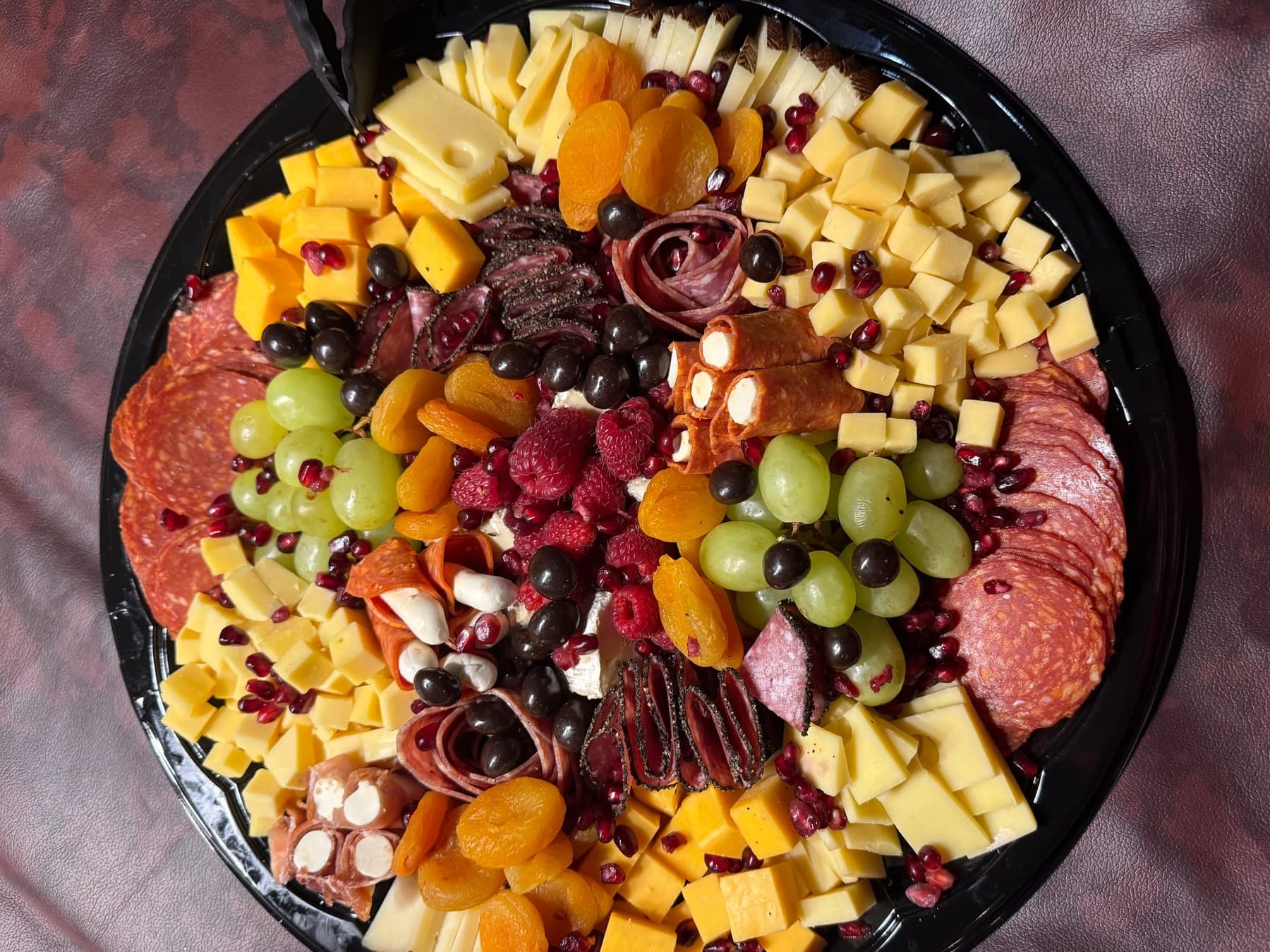 Beautifully arranged artisan charcuterie spread for a social event